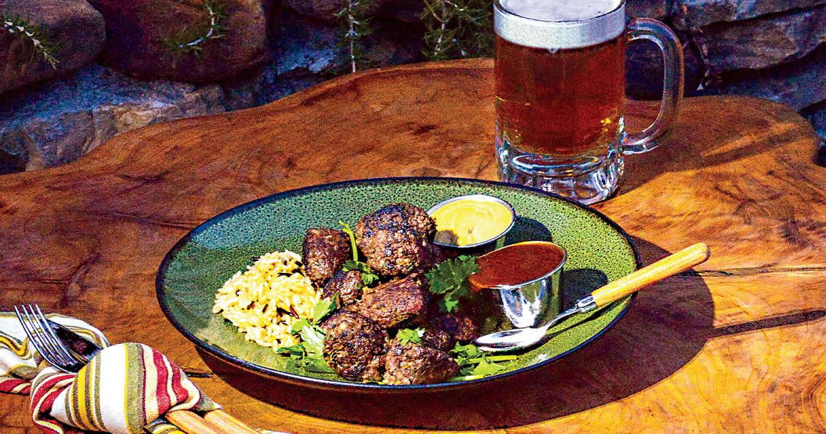 Magnificent Meatballs prepared. Photo by John Hoffman, DU